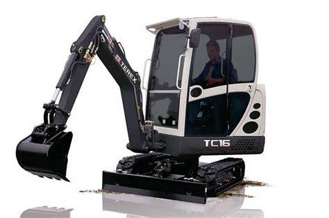 terex tc16 mini excavator specs|terex tc16 specifications.